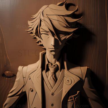 3D модель Хикару Уэда из Bungo Stray Dogs (STL)